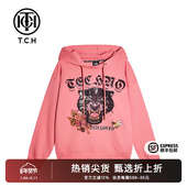2025春秋新款 TCH虎头蜜蜂烫钻时尚 设计感帽衫 舒适潮流T21112C6036