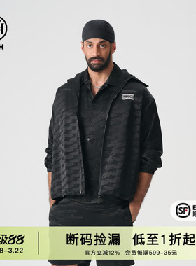 TCH潮牌2026春秋新时尚烫钻宽松满印休闲外套连帽T72A276001