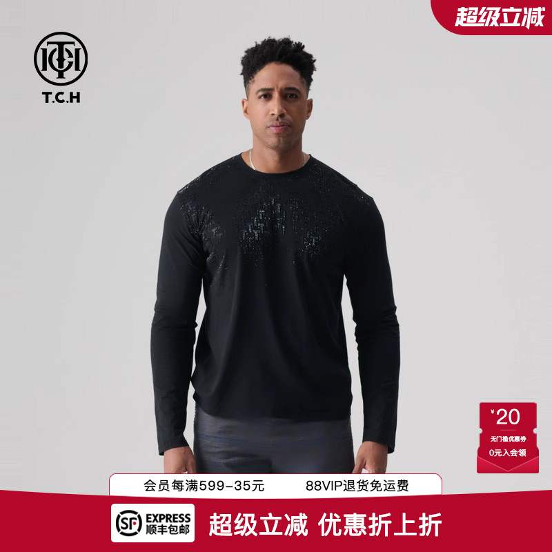 新款时尚百搭轻薄上衣长袖T恤