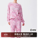 TCH粉色小熊长袖 满天星百搭宽松圆领卫衣重工春秋新款 T72C116055