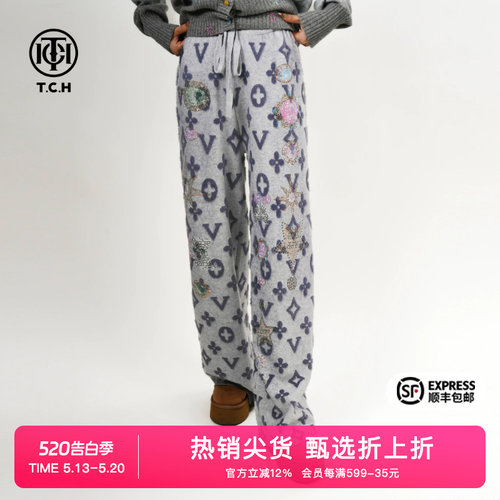 舒适休闲裤显瘦直筒阔腿裤