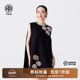 连衣裙女短款 2025春秋新款 烫钻法式 TCH新中式 显瘦无袖 背心小黑裙