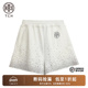 TCH潮牌满天星烫钻显瘦黑白色休闲短裤 T69B21E6007