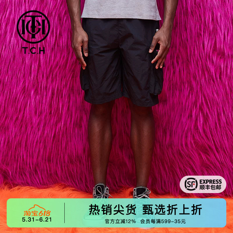 TCH潮牌轻奢大C短裤休闲工装风秋夏新款男女T69B216033