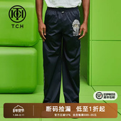 TCH 男女T69A206026 新款 轻奢潮牌大C长裤 烫钻字母阔腿秋季