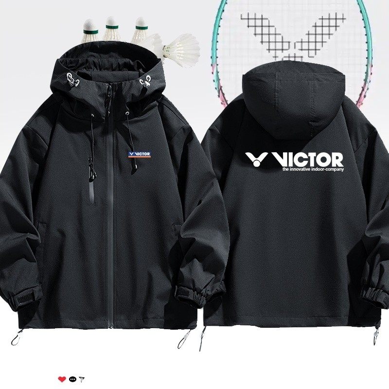VICTOR威克多羽毛球装备周边销售可定制冲锋衣夹克男女休闲衣服