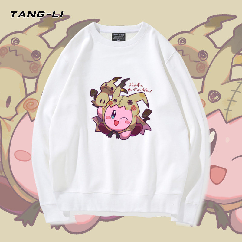 宝可梦星之卡比联名圆领卫衣