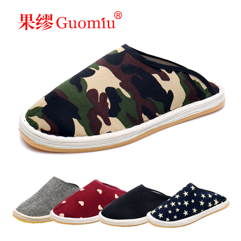 春秋包头拖鞋室内静音居家千层底