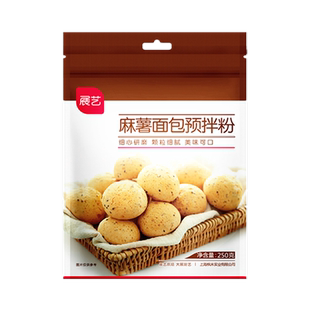 展艺麻薯面包预拌粉250克手指麻薯蛋糕专用粉家用商用烘焙原材料