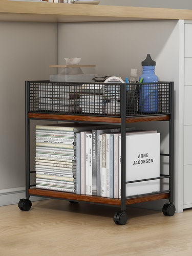 金属文件架办公桌下文件架文件存储架移动数据架存储车档案数据存