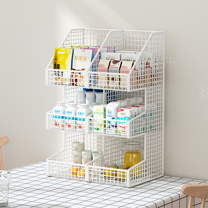 咖啡角餐边柜杯子收纳置物架桌面放水杯多层杯架餐桌零食水果整理