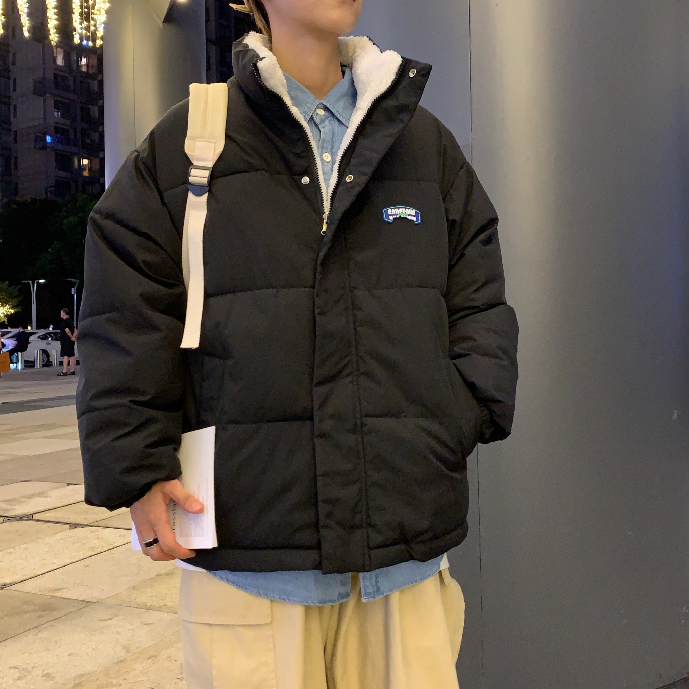 冬季新款防风加厚面包棉服保暖