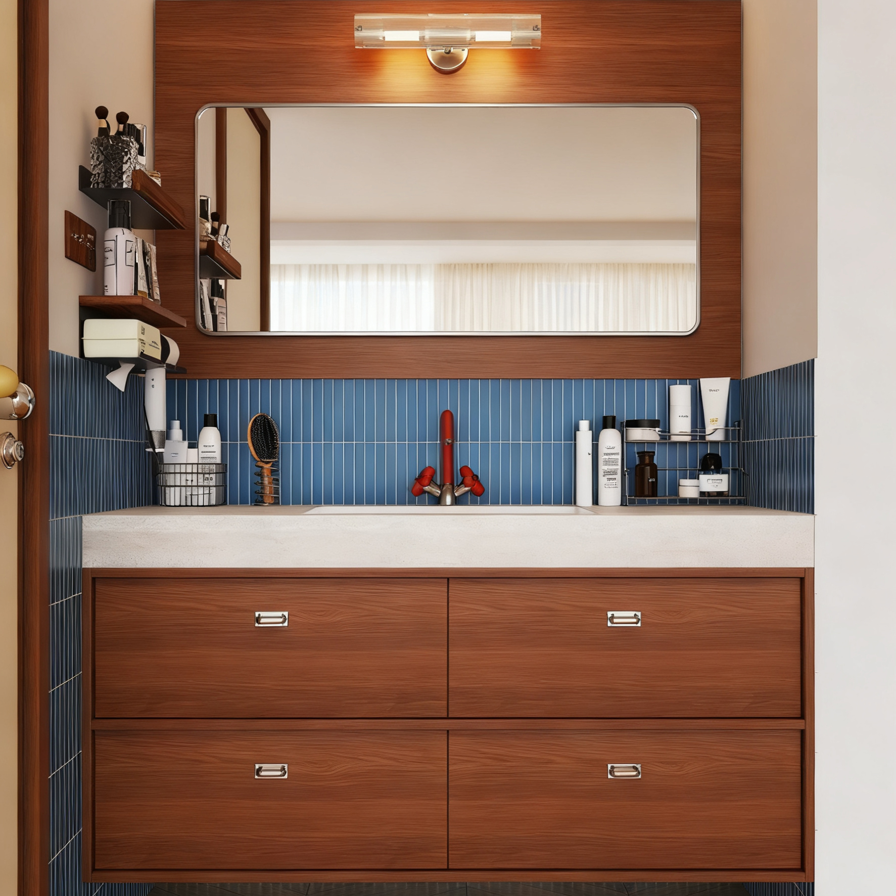 中古包豪斯风浴室柜组合卫生间