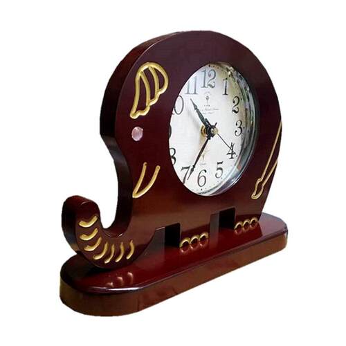 新中式座钟客厅摆台式大号复古钟表实木古典时钟摆件桌面台式坐钟