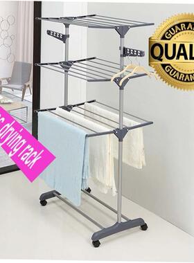 clothes drying rack fold laundry garment dryer hanger 杆衣架