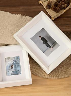 Nordic simple wooden photo frame square picture frames 相框