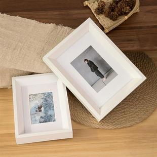 Nordic simple wooden photo frame square picture frames 相框