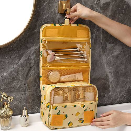 Travel Cosmetic Bag Women Zipper Make Up Transparent Makeup