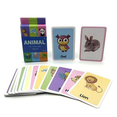 English word cards - FlashCards - Early education enlighten
