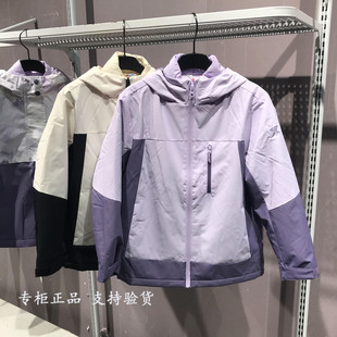特步女童冲锋衣2025冬女大童户外保暖三合一羽绒服6754241C4290