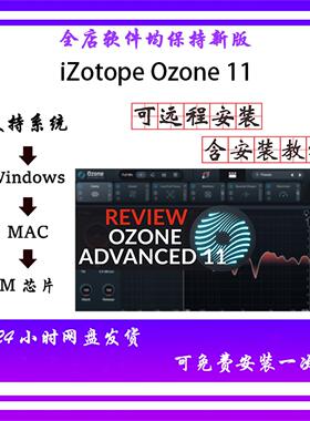 iZotope Ozone12臭氧录音混音一键智能母带处理效果器后期插件