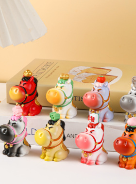 马年本命年可爱小马办公摆件