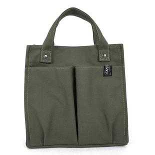 手提袋男款24新款手提袋帆布包女上班族通勤妈妈包母婴外出便当
