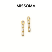 Lucy Williams Missoma闪钻流苏耳钉高级感轻奢气质度假风耳饰