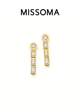 Lucy Williams × Missoma闪钻流苏耳钉高级感轻奢气质度假风耳饰