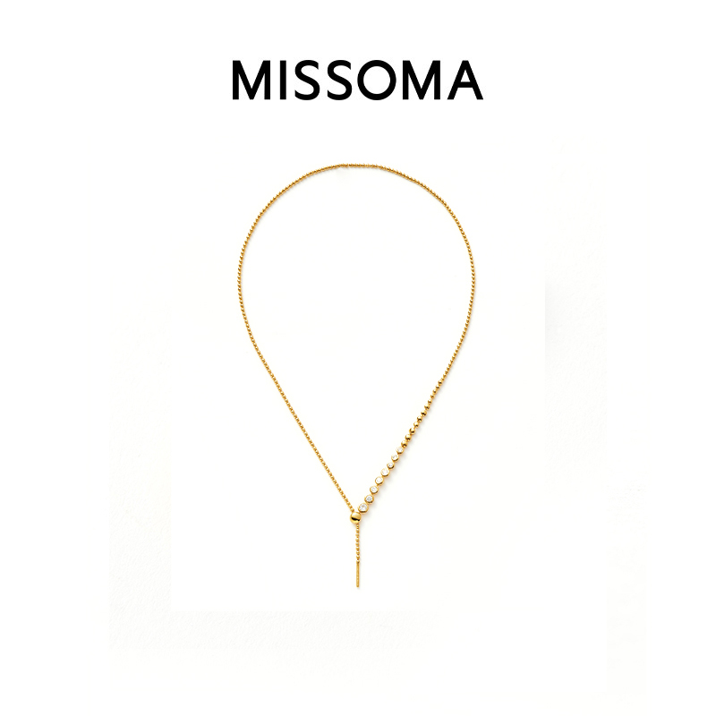 【闪耀如她秦岚同款】Missoma玲珑流光系列闪钻抽拉项链小众礼物