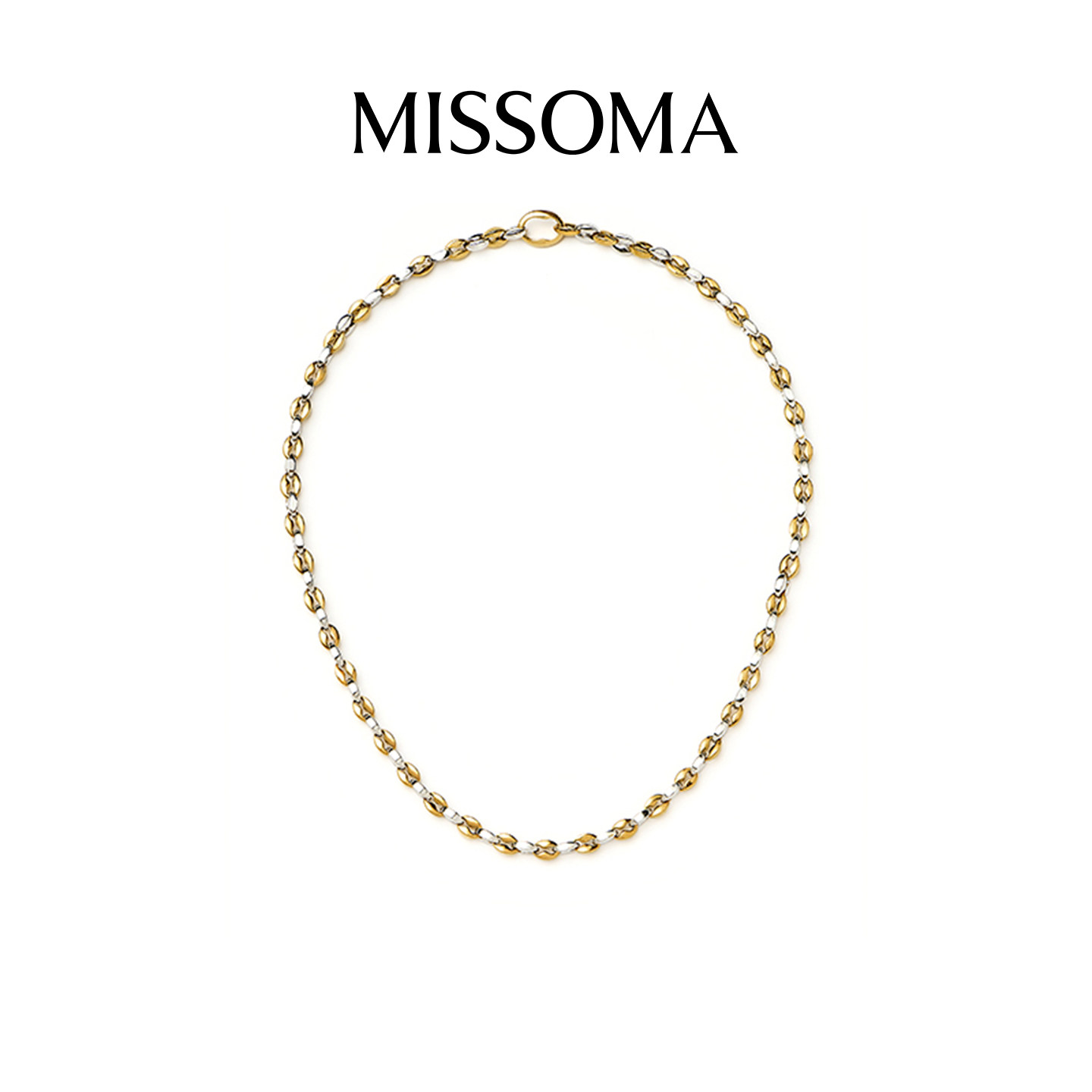 Missoma 金银双生链条项链叠戴设计感新款锁骨链轻奢小众新品礼物