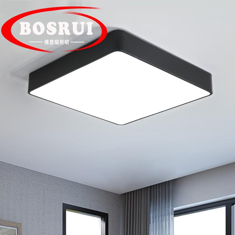 led办公室照明正方形吸顶灯教室舞蹈房商店超市网吧健身房工程灯