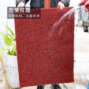 ZQ入户门地垫加厚丝圈脚垫可自由裁剪地毯门垫进门门口门外入户家
