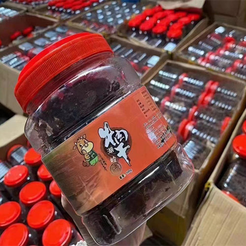 牛肉干500g温州湖岭特产温州瑞安胡岭五香原味蜜汁手撕零食小吃货
