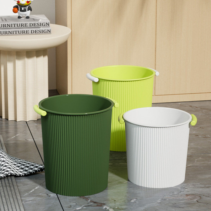 绣川条纹垃圾桶客厅小号收纳桶大号厨房清洁桶垃圾分类筒卧室纸篓,家庭/个人清洁工具,垃圾桶,淘宝优惠券,粉丝福利购,淘宝优惠卷