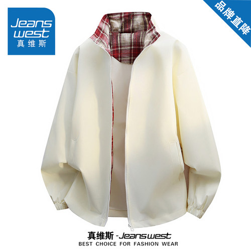 真维斯美式休闲夹克外套男女款