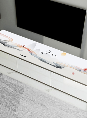 简约现代长方形电视柜桌垫防水防油防烫免洗北欧电视柜鞋柜盖布