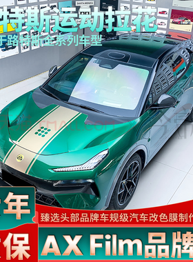 适用于路特斯ELETRE拉花EMEYA繁花金色机盖车贴车身个性装饰贴纸