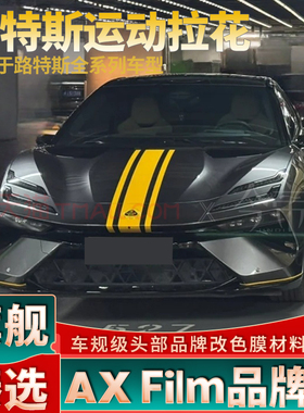 适用于路特斯葵花黄拉花EMEYA繁花 EVIJA个性EMIRA装饰EVIJA贴纸