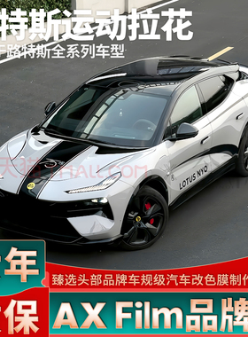 适用于路特斯ELETRE拉花EMIRA黑车身EMEYA繁花车贴EVIJA装饰贴纸