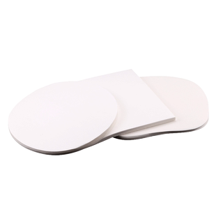 100张 宣纸画心生宣水墨国画书法半生半熟空白扇面工笔画专用熟宣画芯圆形加厚扇形团扇镜片作品纸软笔毛笔字