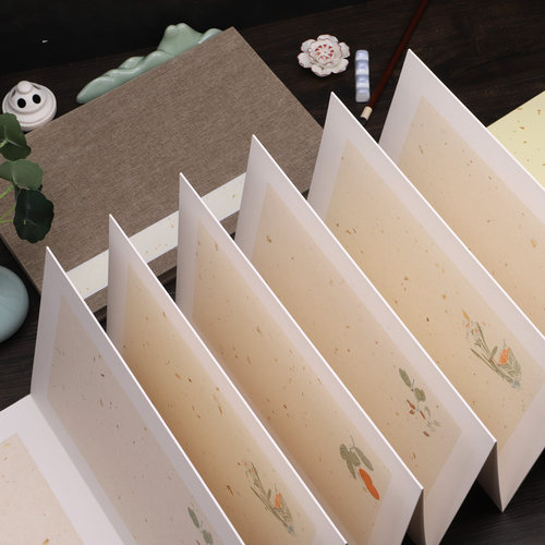 锦福鑫半生熟花笺册页本