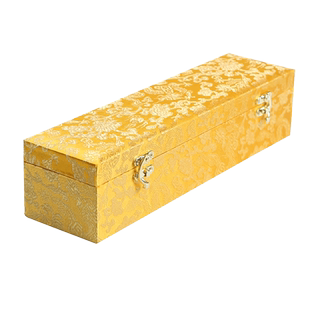 文房四宝专用锦盒 长方形包装盒 中国风印章宣纸手串高档盒子 大号卷轴书画字画书法收藏收纳定制礼品盒 批发