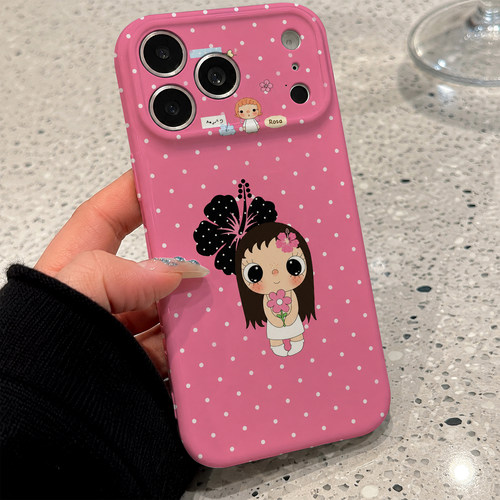 日韩ins卡通适用苹果17手机壳菲林二合一nova13华为p90mate80小米15文艺opporeno16vivo荣耀300iPhone16新款