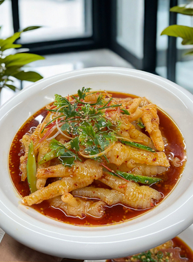 无骨鸡爪仿真菜假菜道具酒店菜品