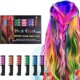 染发棒 6色一次性炫彩美发梳粉笔染发棒多色Dye hair