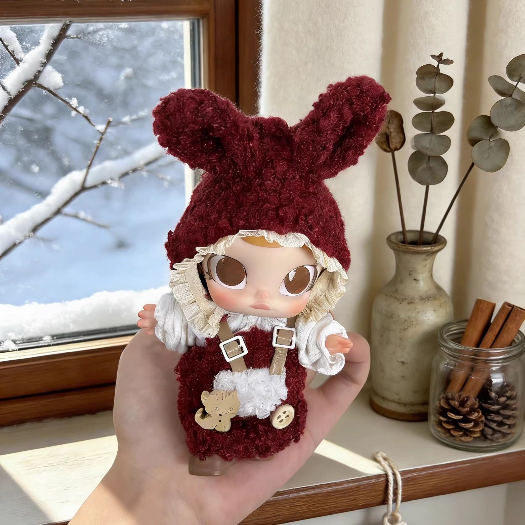 10cm帽子冬日套装babymolly积极入冬系列搪胶娃衣毛绒套装仅衣服,模玩/动漫/周边/娃圈三坑/桌游,棉花娃娃/毛绒玩具娃衣,淘宝优惠券,粉丝福利购,淘宝优惠卷