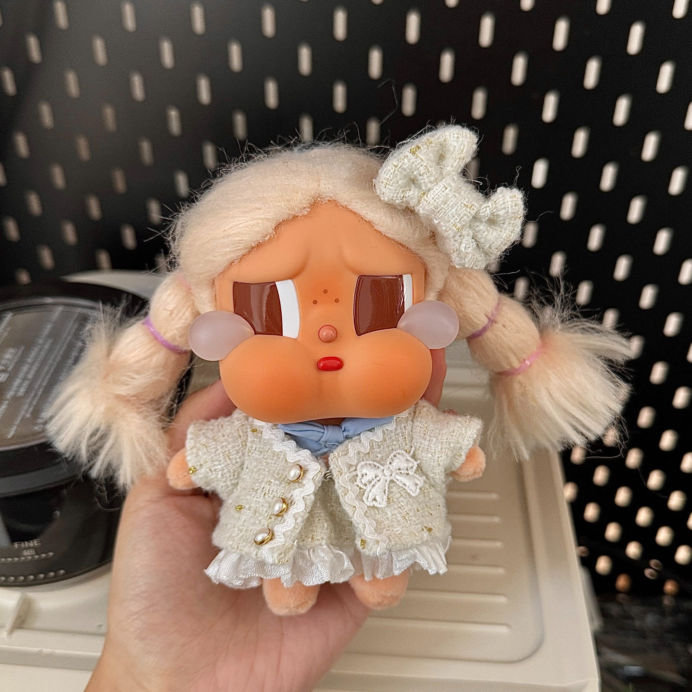 哭娃crybaby沙滩小憩娃衣vacation度假系列搪胶毛绒挂件衣服装