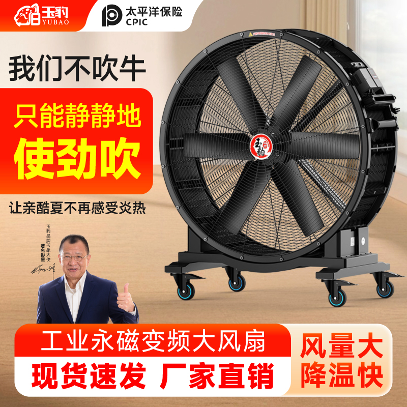 工业风扇强力电风扇大功率手推可移动车间仓库工厂用大风机大风扇
