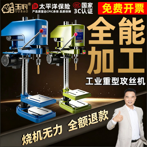 重型工业级台式攻丝机全自动小型电动攻牙机微型SWJ12/16套丝螺纹